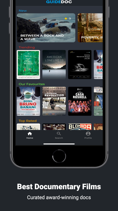 How to cancel & delete GuideDoc Curated documentaries from iphone & ipad 1