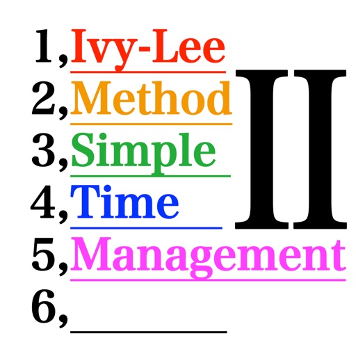 Ivy Lee Method 2 iOS App