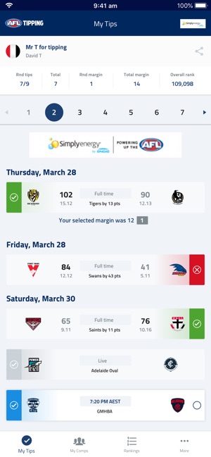 Official AFL Tipping(圖3)-速報App