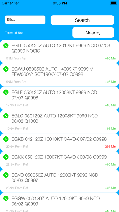 Simple METAR and TAF screenshot1