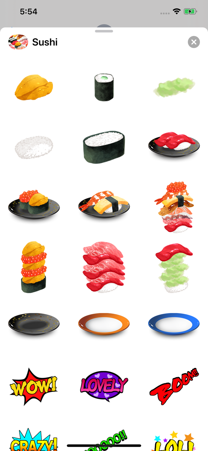 maruco Sushi Sticker