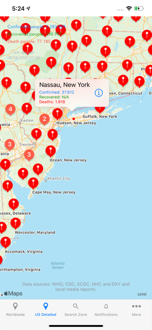 Coronavirus COVID Tracker(圖2)-速報App