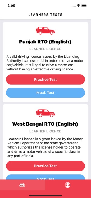 learning driving licence