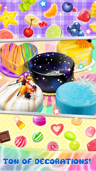 Galaxy Mirror Glaze Cake screenshot 3