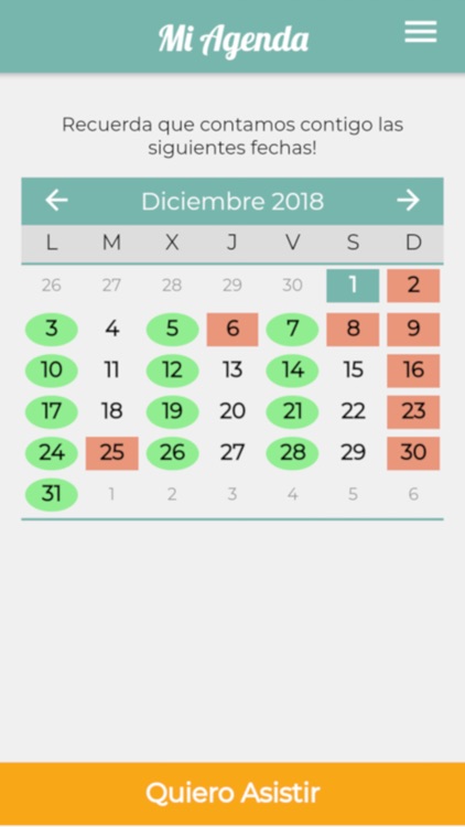Fergus Fit: Gestión asistencia