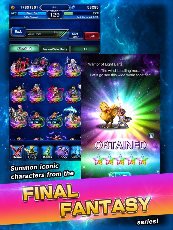 Игра FINAL FANTASY BRAVE EXVIUS