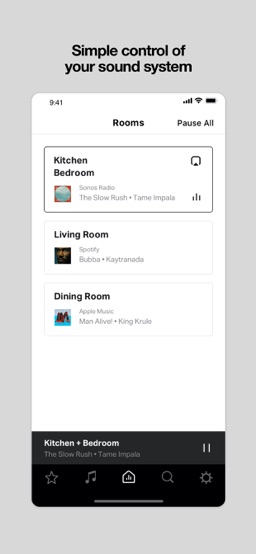 Sonos S1 Controller app screenshot