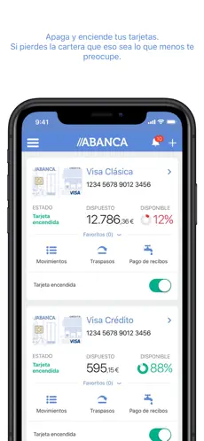 Screenshot 5 ABANCA - Banca móvil iphone