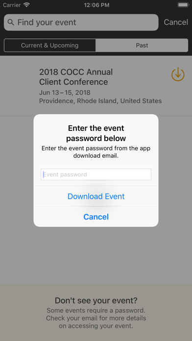 COCC Annual Conference App screenshot 3