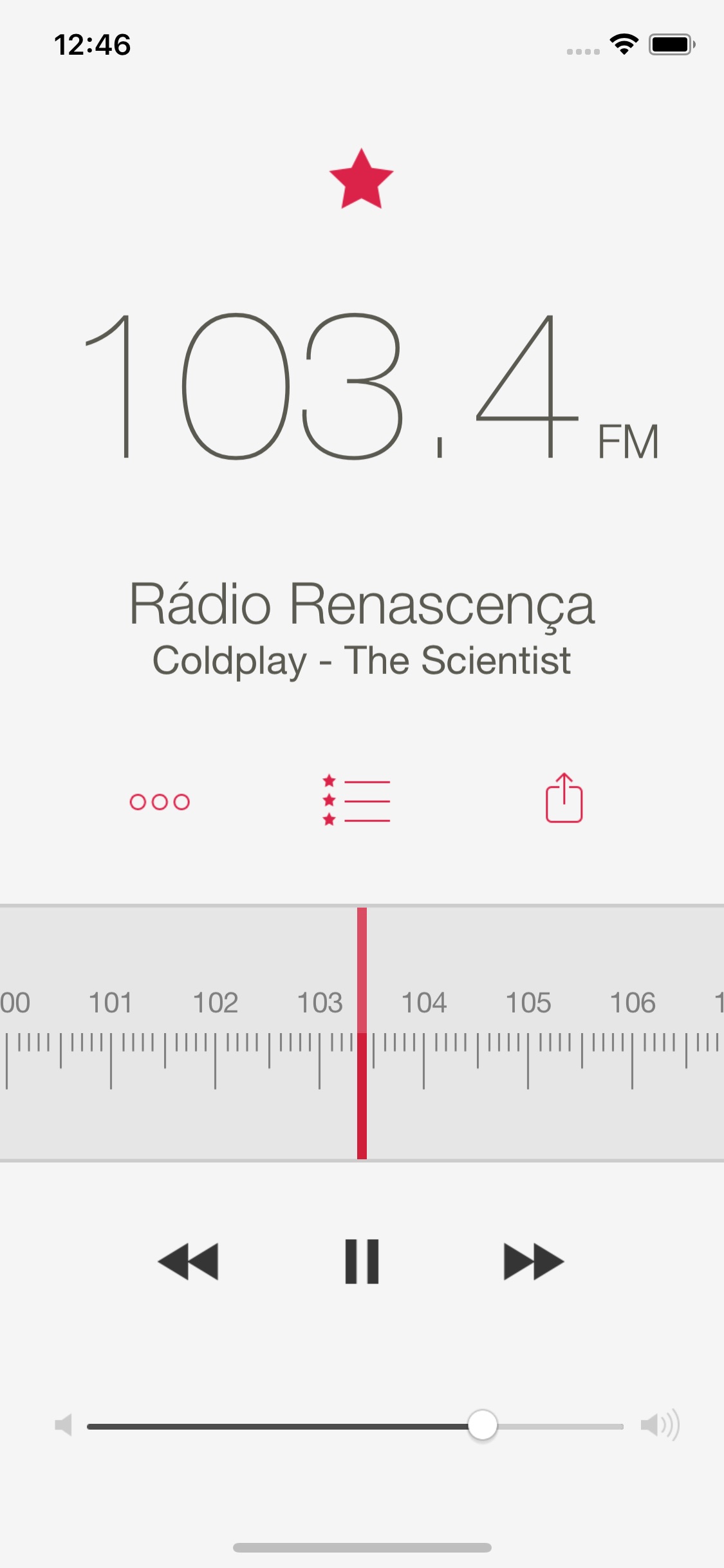 Screenshot do app RadioApp Pro
