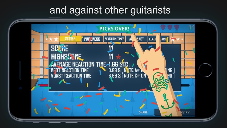 Guitar Notes - Fretboard Games screenshot-4