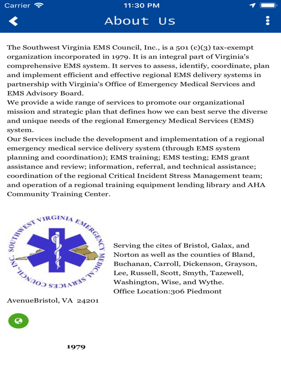 Southwest Virginia EMS Council screenshot 2