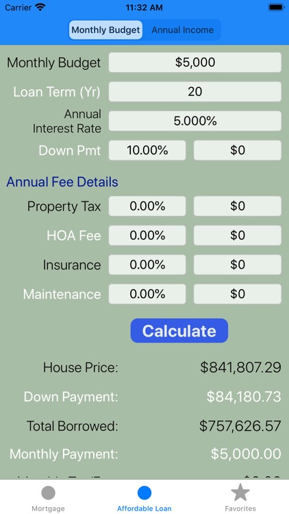 Mortgage Calculator/ Loan calc