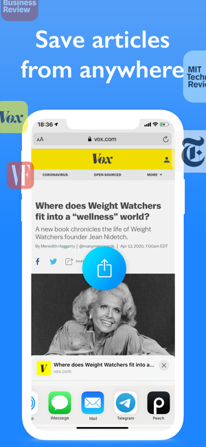 Peech Text Reader for Articles(圖6)-速報App