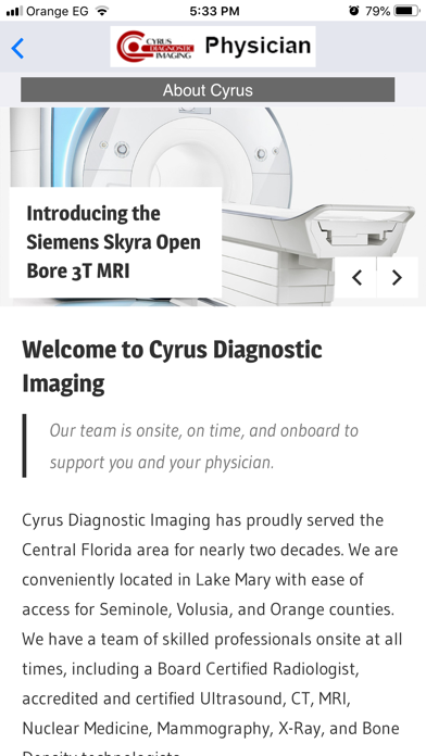 Cyrus Physician Portal screenshot 4