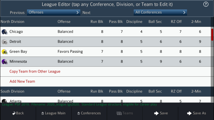 Pro Strategy Football 2020