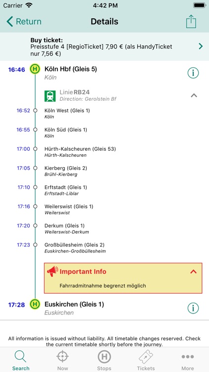 VRS Auskunft screenshot-3