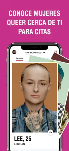 Imágen 2 HER: Citas lesbianas&chat app iphone