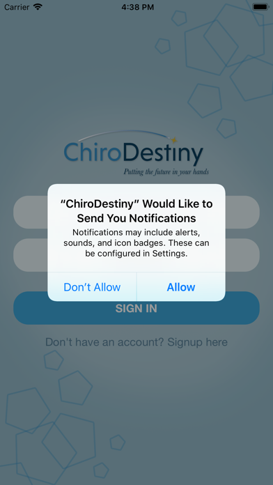 How to cancel & delete ChiroDestiny from iphone & ipad 1