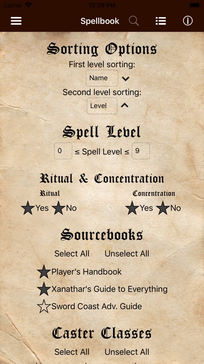 D&D Spellbook 5e by Jonathan Carifio