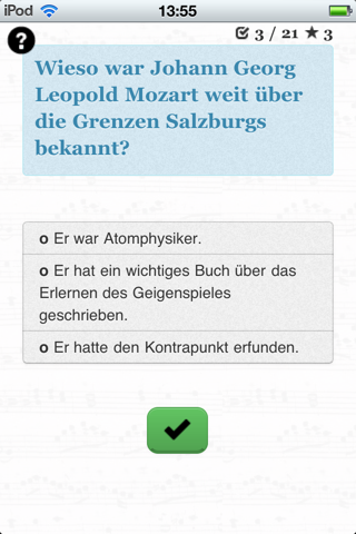 Mozart Geburtshaus Quiz screenshot 4