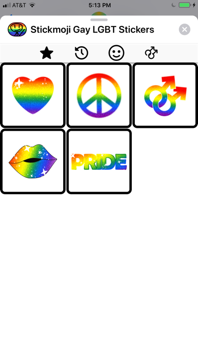 Stickmoji Gay LGBT Stickers screenshot 3