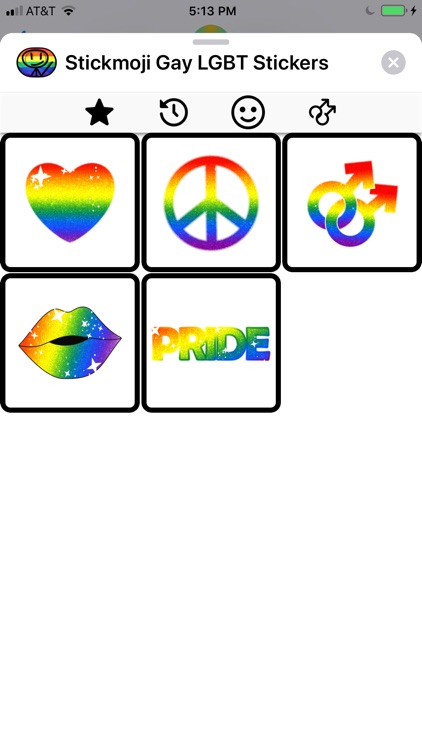 Stickmoji Gay LGBT Stickers