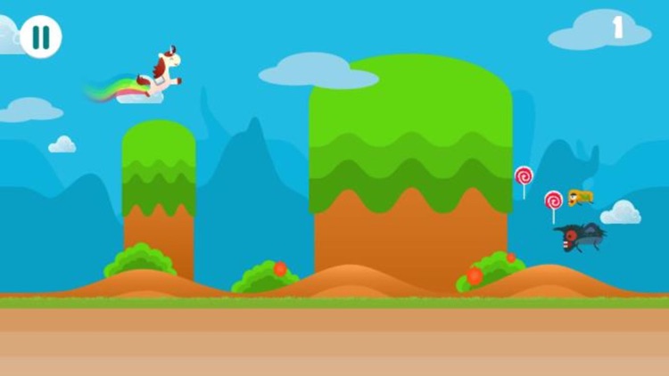 Rainbow Horse Collecting Candy