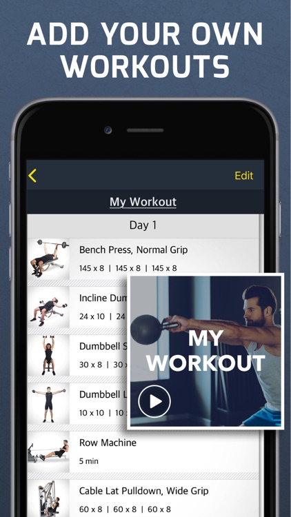 Workout: Gym routines planner screenshot-4