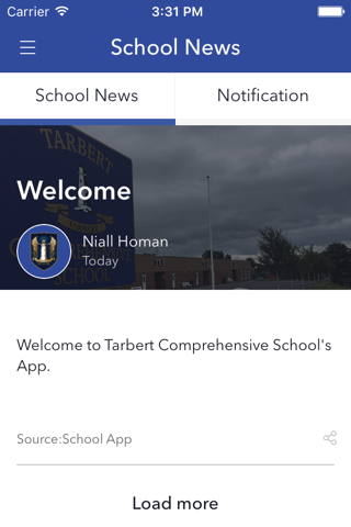 Tarbert Comprehensive School screenshot 2
