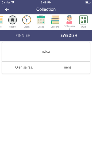 Finnish-Swedish Dictionary screenshot 2