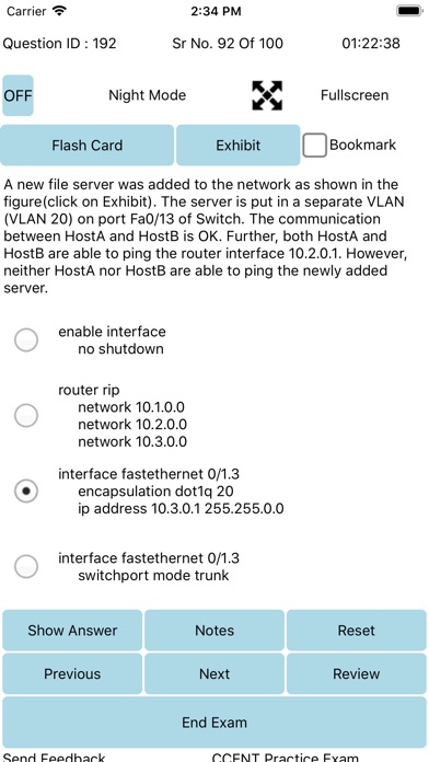 【图】CCENT ICND1 Practice Exam(截图2)