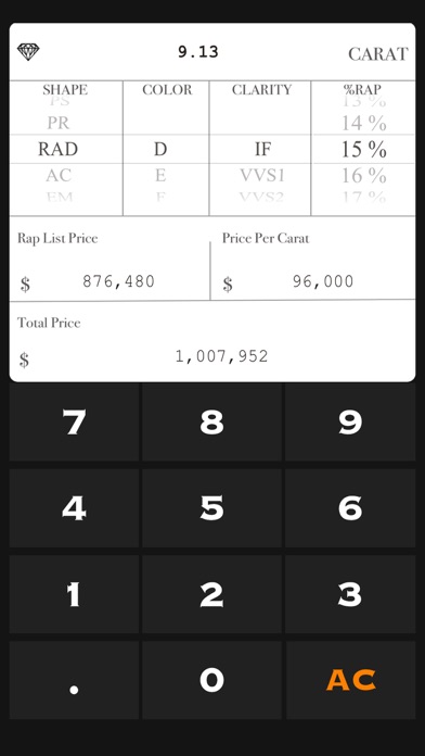 How to cancel & delete Diamond Price Calculate from iphone & ipad 3