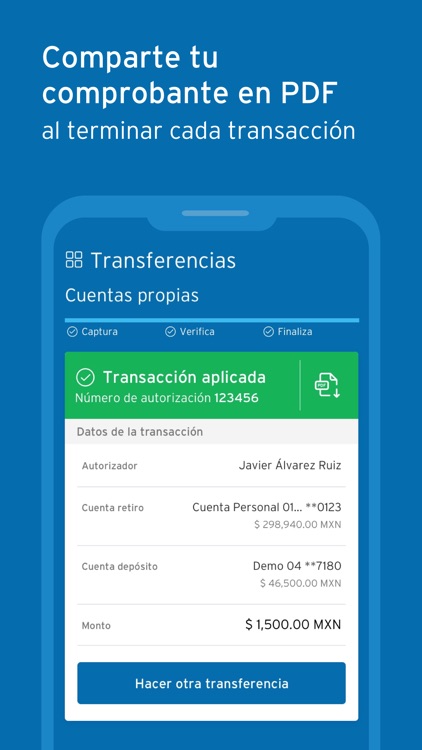BancaNet Empresarial Móvil screenshot-4