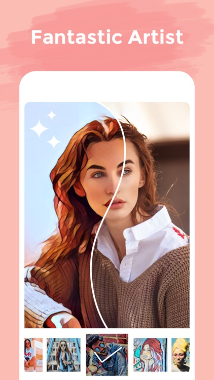 illus: Cartoon Face Hair Salon screenshot-3