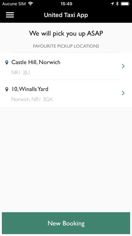 United Taxi App Norwich screenshot-3