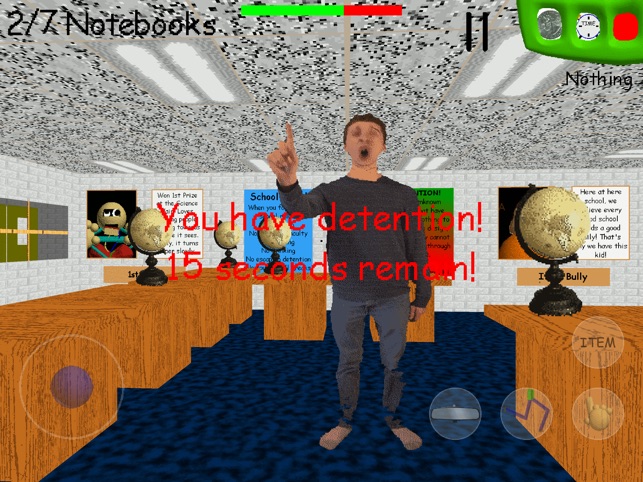 Baldi S Basics Classic On The App Store - escaping detention from the bully teacher roblox high school