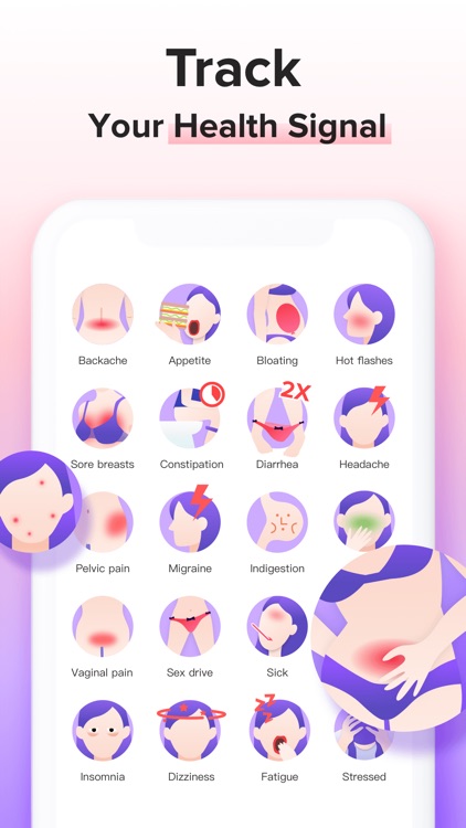 Glow Period, Fertility Tracker screenshot-3