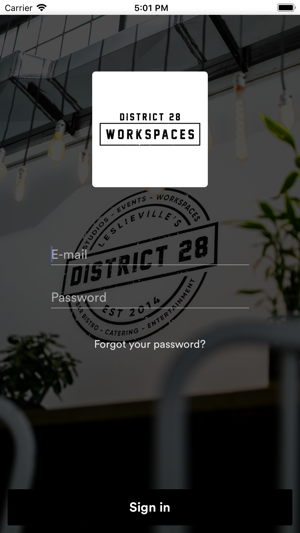 District 28 Workspaces App