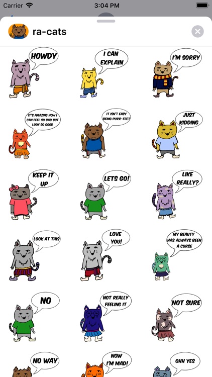 Ra-Cat Stickers