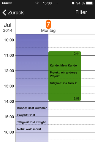 Qlaqs Timesheet screenshot 4