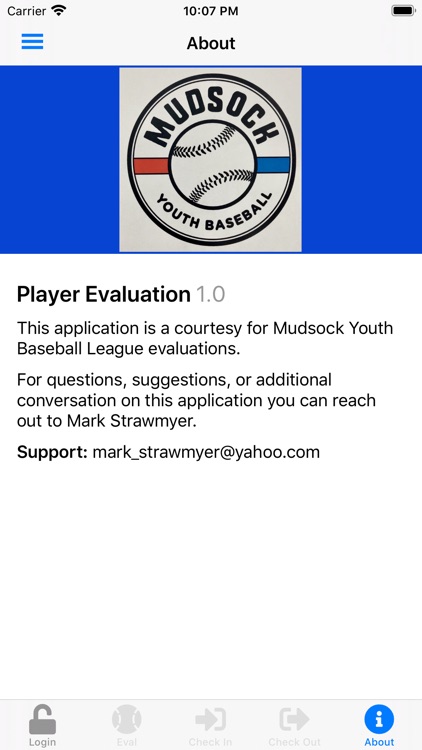 Mudsock Youth Baseball Eval