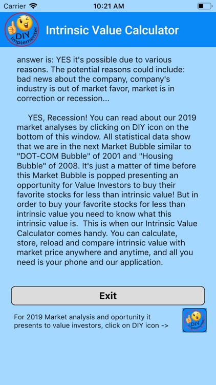 Intrinsic Value Calculator DIY screenshot-9