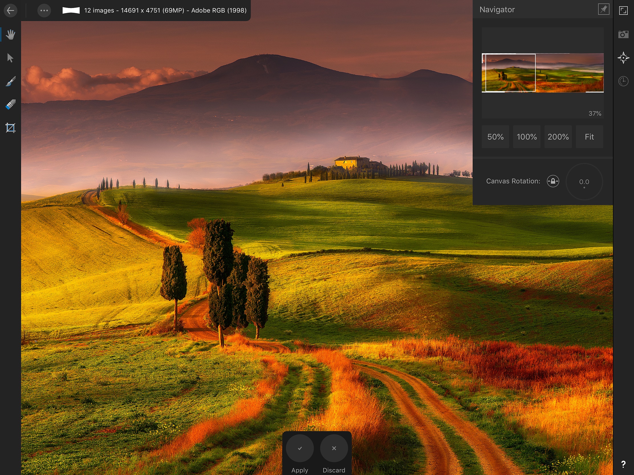 Screenshot do app Affinity Photo