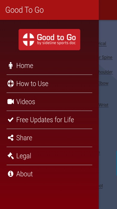 Good To Go Sports Injury Tool screenshot 3