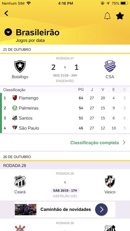 Placar UOL - Futebol