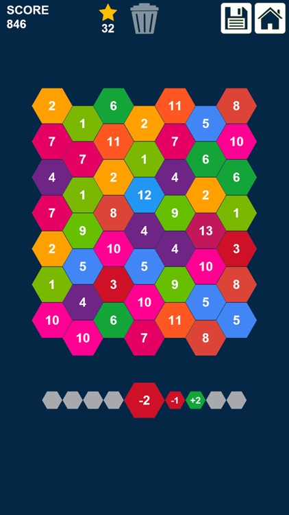 Hexagons: Drag and Merge screenshot-6