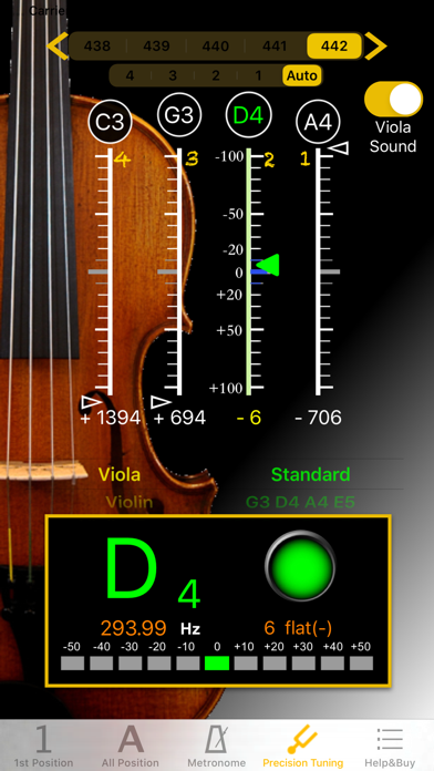 Viola Tuner - Pitch screenshot 3