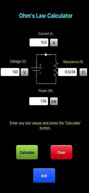 Electric Toolkit - Calculator(圖4)-速報App