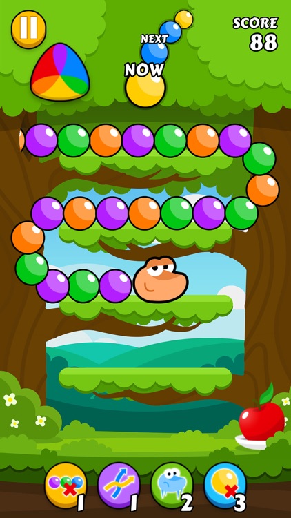 Rainbow Worm Lite screenshot-4